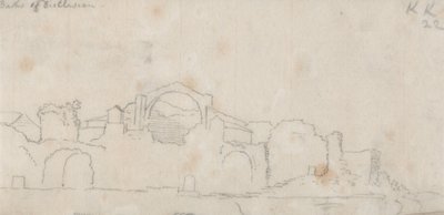 Baths of Dioclesian by John Robert Cozens